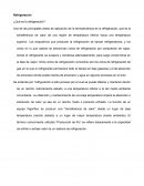 Refrigeración ¿Qué es la refrigeración?