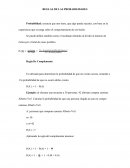 CUALES SON LAS REGLAS DE LAS PROBABILIDADES