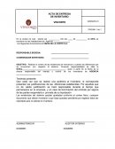 Acta de verificación de inventario