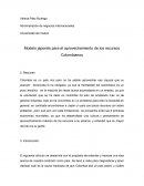 Modelo japonés para el aprovechamiento de los recursos Colombianos