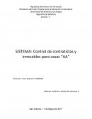 Control de contratistas y inmuebles para casas “AA”