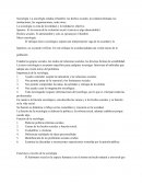 Sociología. La sociología estudia al hombre, los hechos sociales, la conducta humana