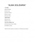 Proyecto socio-comunitario “Alma solidaria”