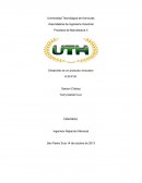 Las Especificaciones del producto