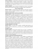 CONTRATO SOCIAL DENOMINACION, DOMICILIO DURACION