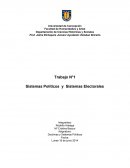 Trabajo N°1 Sistemas Políticos y Sistemas Electorales