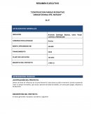 RESUMEN EJECUTIVO “CONSTRUCCION PARQUE RECREATIVO UNIDAD VECINAL Nº3, NATALES”