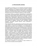 TEMA DE LA PROCURADURÍA AGRARIA