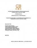 CONCIENTIZACIÓN SOBRE LA CONTAMINACION DE BATERÍAS EN LA COMUNIDAD DE SANTA CLARA DEL COBRE