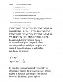 Impulso o movimiento lineal