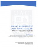 Análisis Administrativo Caso "Sorbete Letelier"