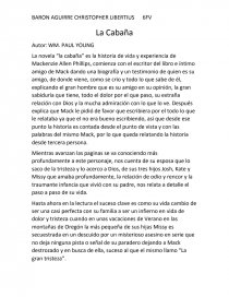 Reseña de La Cabaña - Paul Young - Reseñas - Geekpopo Reseña de La Cabaña - Paul Young - Reseñas - Geekpopo