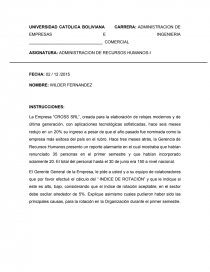 ADMINISTRACION DE RECURSOS HUMANOS-I. Página 1
