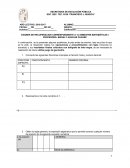 EXAMEN DE RECUPERACION CORRESPONDIENTE A 1er BIMESTRE MATEMÁTICAS I