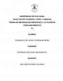 TRABAJOS INDIVIDUALES PRINCIPIOS D. LA FILOSOFIA