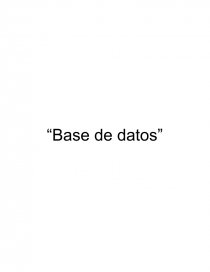 Ejemplo de Base de datos. Página 1