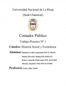 Trabajo Practico Nº 1 Cátedra: Historia Social y Económica