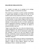 RELACIÓN DE PAREJA EFECTIVA