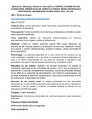 Control automático de condiciones ambientales en domótica usando redes neuronales artificiales