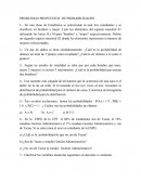 PROBLEMAS PROPUESTOS DE PROBABILIDADES