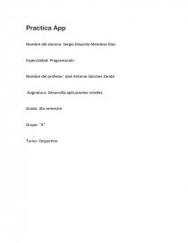 Desarrolla aplicaciones móviles. Página 1