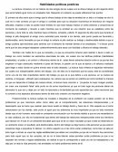 Habilidades políticas positivas