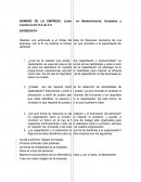 NOMBRE DE LA EMPRESA: Líderes en Mantenimiento, Acabados y Construcción S.A de C.V