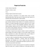 Papel de Posición Japón. Delegada: Alejandra Valeria Santos Guerrero