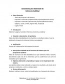 Lineamientos para elaboración de Informe de viabilidad
