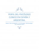 Perfil del psicologo clínico