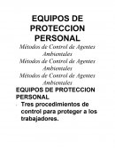 Equipos de proteccion personal