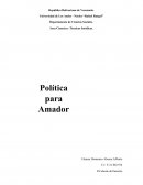 Cohorte de Derecho Politica para Amador