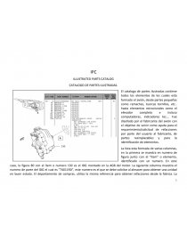 ILLUSTRATED PARTS CATALOG - CATALOGO DE PARTES ILUSTRADAS. Página 1