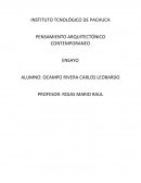 Ensayo "la arquitectura de la ciudad"