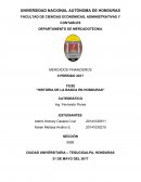 La Historia de la banca hondureña