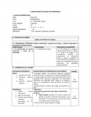 Planificacion de sesion de aprendizaje