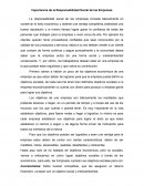 Importancia de la Responsabilidad Social de las Empresas