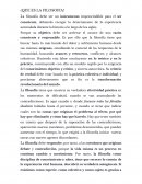 ENSAYO DE ¿QUE ES LA FILOSOFIA?