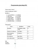 Programacion ginecologia