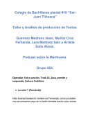 Taller y Análisis de producción de Textos
