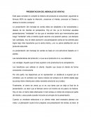 Presentacion del mensaje de ventas