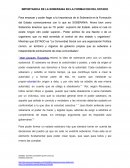 IMPORTANCIA DE LA SOBERANIA EN LA FORMACION DEL ESTADO