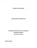 INFORME DE LABORATORIO. INGENIERIA AMBIENTAL