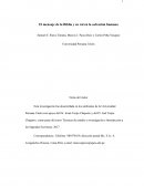 El mensaje de la Biblia y su relación con la salvación humana