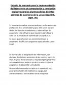 El estudio de mercado, proyecto opt. jorge equipo