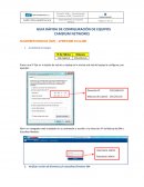 LA GUIA RÁPIDA DE CONFIGURACIÓN DE EQUIPOS