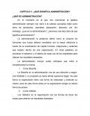 ¿Qué significa administración?