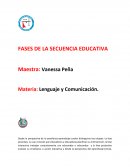 Las Fases de la secuencia educativa