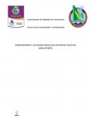 SEDENTARISMO Y SUS BAJOS NIVELES DE ACTIVIDAD FÍSICA EN ADOLECENTES
