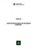 Gestión estrategica de recursos humanos